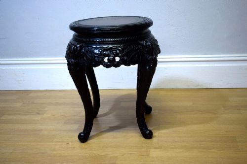 ANTIQUE CHINESE JARDINIRE STAND - ADDITIONAL PHOTO 7
