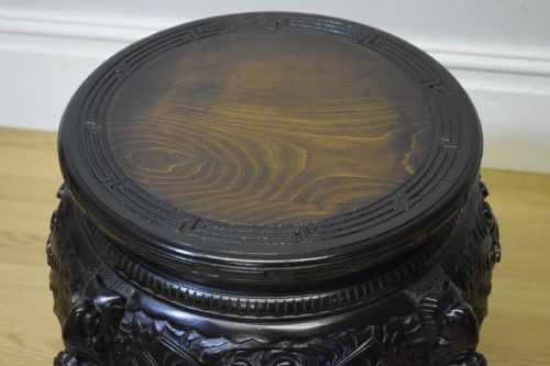 ANTIQUE CHINESE JARDINIRE STAND - ADDITIONAL PHOTO 8