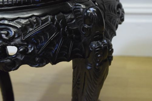 ANTIQUE CHINESE JARDINIRE STAND - ADDITIONAL PHOTO 10