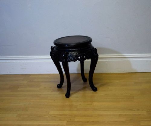 ANTIQUE CHINESE JARDINIRE STAND - ADDITIONAL PHOTO 14