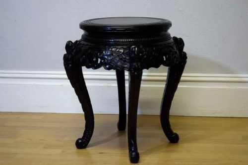 ANTIQUE CHINESE JARDINIRE STAND - ADDITIONAL PHOTO 15