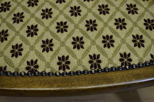 ANTIQUE INLAID PARLOUR ARM CHAIR - ADDITIONAL PHOTO 8