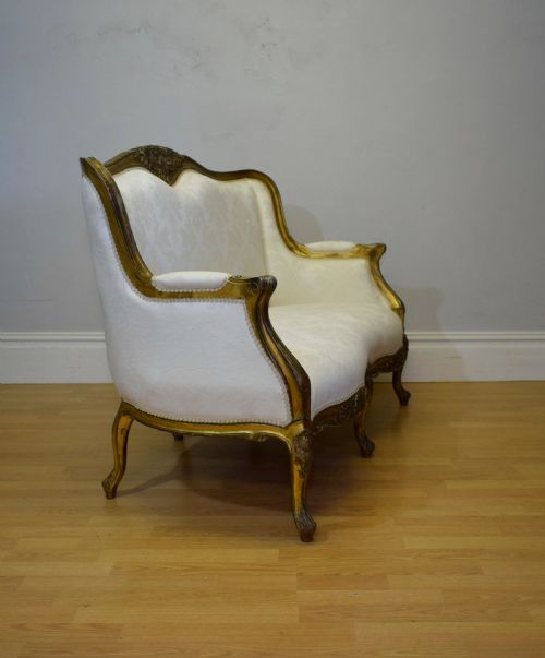 ANTIQUE FRENCH LOUIS XVI COUCH - ADDITIONAL PHOTO 11
