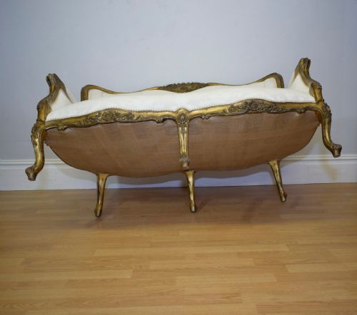 ANTIQUE FRENCH LOUIS XVI COUCH - ADDITIONAL PHOTO 15
