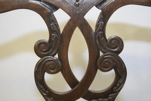 ANTIQUE GEORGIAN CHIPPENDALE ARMCHAIR - ADDITIONAL PHOTO 15