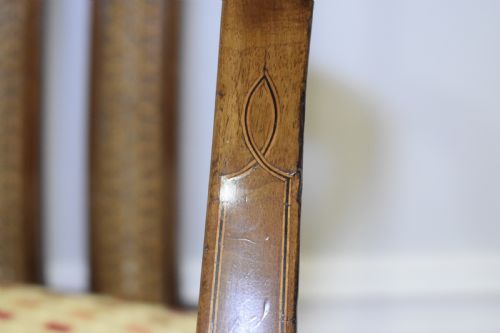 ANTIQUE EDWARDIAN INLAID ARMCHAIR - ADDITIONAL PHOTO 12