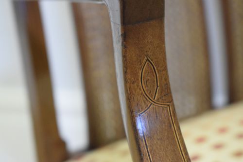 ANTIQUE EDWARDIAN INLAID ARMCHAIR - ADDITIONAL PHOTO 18