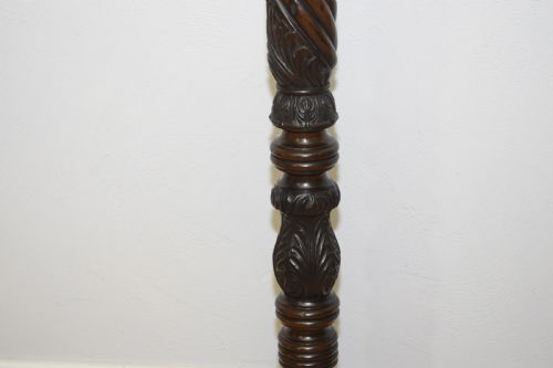 ANTIQUE TORCHERE PLANT STAND CHIPPENDALE STYLE - ADDITIONAL PHOTO 7