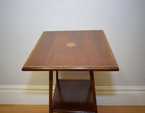 ANTIQUE INLAID OCCASIONAL TABLE - ADDITIONAL PHOTO 20