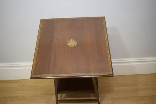 ANTIQUE INLAID OCCASIONAL TABLE - ADDITIONAL PHOTO 21
