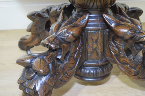 ANTIQUE OAK DINING TABLE - ADDITIONAL PHOTO 2
