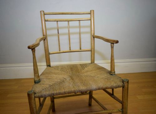 ANTIQUE 18TH CENTURY SUSSEX ARMCHAIR - ADDITIONAL PHOTO 2