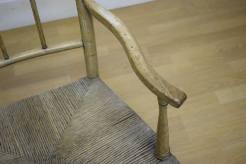 ANTIQUE 18TH CENTURY SUSSEX ARMCHAIR - ADDITIONAL PHOTO 7