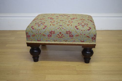 ANTIQUE VICTORIAN FOOTSTOOL - ADDITIONAL PHOTO 17