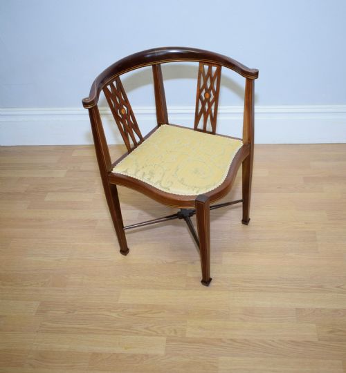EDWARDIAN CORNER CHAIR - ADDITIONAL PHOTO 2