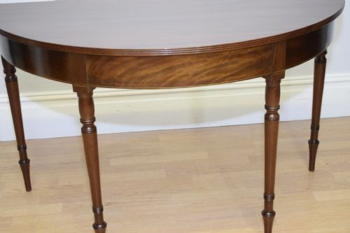 ANTIQUE REGENCY DEMI LUNE CONSOLE TABLE - ADDITIONAL PHOTO 1