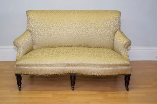 ANTIQUE VICTORIAN SOFA COUCH SETTEE - ADDITIONAL PHOTO 1