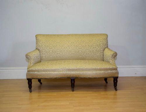 ANTIQUE VICTORIAN SOFA COUCH SETTEE - ADDITIONAL PHOTO 2