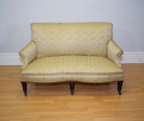 ANTIQUE VICTORIAN SOFA COUCH SETTEE - ADDITIONAL PHOTO 3