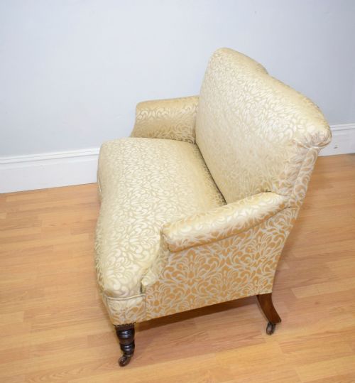 ANTIQUE VICTORIAN SOFA COUCH SETTEE - ADDITIONAL PHOTO 7