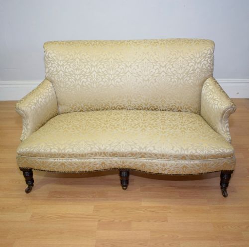 ANTIQUE VICTORIAN SOFA COUCH SETTEE - ADDITIONAL PHOTO 8