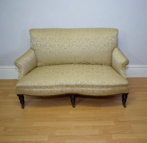 ANTIQUE VICTORIAN SOFA COUCH SETTEE - ADDITIONAL PHOTO 10