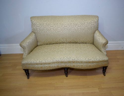 ANTIQUE VICTORIAN SOFA COUCH SETTEE - ADDITIONAL PHOTO 14