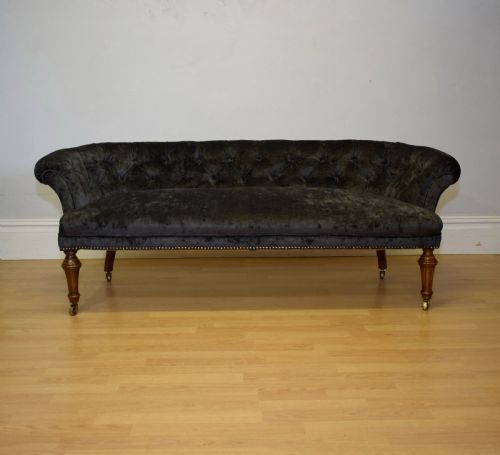 ANTIQUE VICTORIAN COUCH SOFA SETTEE - ADDITIONAL PHOTO 1