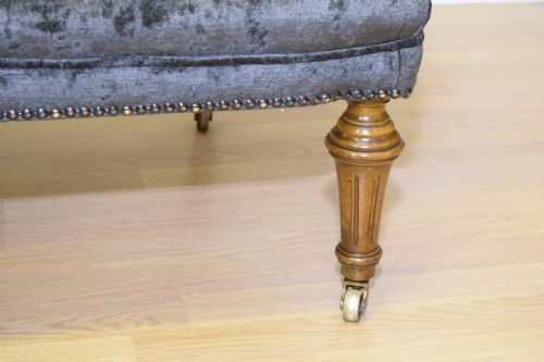 ANTIQUE VICTORIAN COUCH SOFA SETTEE - ADDITIONAL PHOTO 8