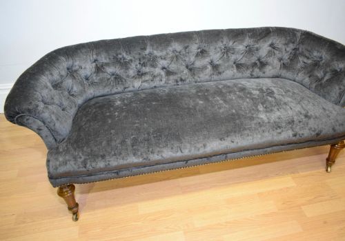 ANTIQUE VICTORIAN COUCH SOFA SETTEE - ADDITIONAL PHOTO 11