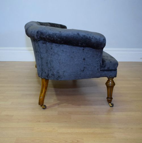 ANTIQUE VICTORIAN COUCH SOFA SETTEE - ADDITIONAL PHOTO 12