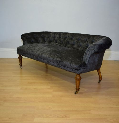 ANTIQUE VICTORIAN COUCH SOFA SETTEE - ADDITIONAL PHOTO 15