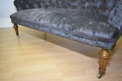 ANTIQUE VICTORIAN COUCH SOFA SETTEE - ADDITIONAL PHOTO 16
