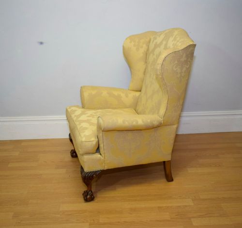 ANTIQUE UPHOLSTERED ARMCHAIR - ADDITIONAL PHOTO 8