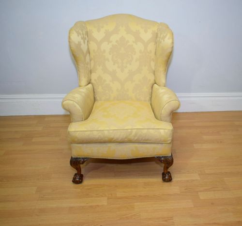 ANTIQUE UPHOLSTERED ARMCHAIR - ADDITIONAL PHOTO 9