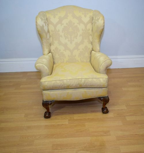 ANTIQUE UPHOLSTERED ARMCHAIR - ADDITIONAL PHOTO 13