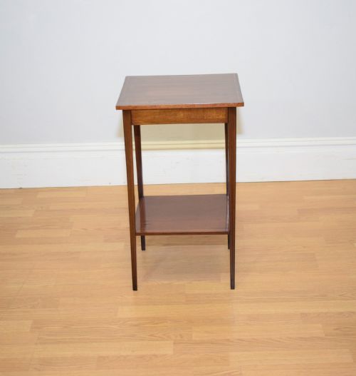 antique edwardian inlaid side table - CATEGORY: ANTIQUE TABLES - DATED EDWARDIAN