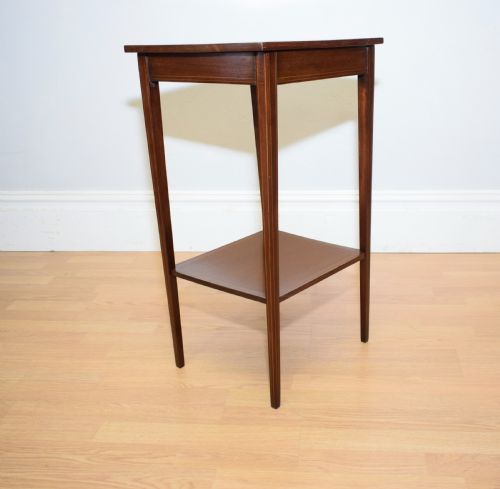 ANTIQUE EDWARDIAN INLAID SIDE TABLE - ADDITIONAL PHOTO 9