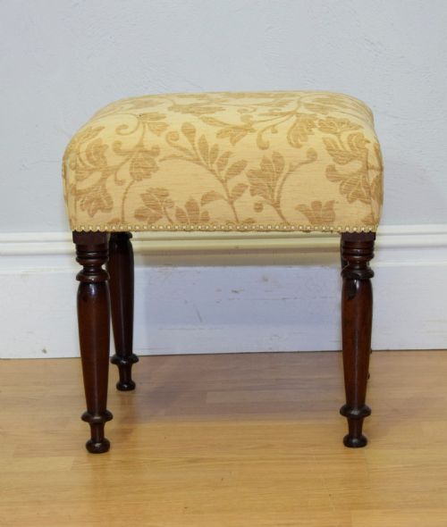 ANTIQUE VICTORIAN STOOL - ADDITIONAL PHOTO 1