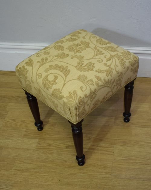 ANTIQUE VICTORIAN STOOL - ADDITIONAL PHOTO 7