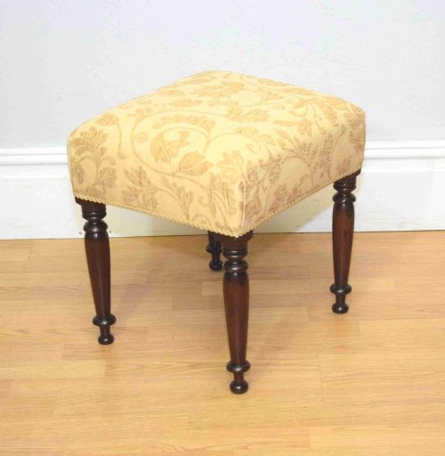 antique victorian stool - CATEGORY: ANTIQUE STOOLS - DATED VICTORIAN