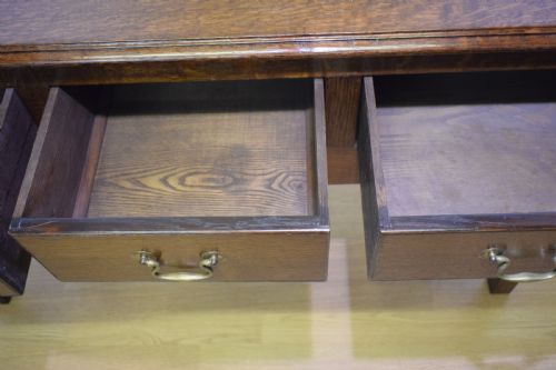 ANTIQUE OAK DRESSER BASE - ADDITIONAL PHOTO 12