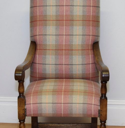 OAK DESK CHAIR LIBRARY CHAIR - ADDITIONAL PHOTO 5