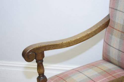 OAK DESK CHAIR LIBRARY CHAIR - ADDITIONAL PHOTO 15