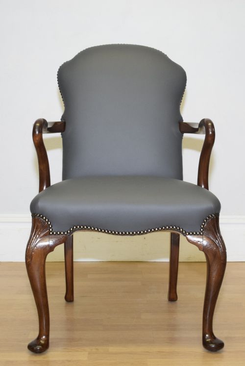ANTIQUE DESK CHAIR LIBRARY CHAIR - ADDITIONAL PHOTO 1