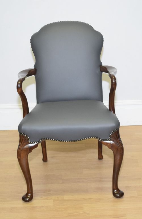 ANTIQUE DESK CHAIR LIBRARY CHAIR - ADDITIONAL PHOTO 2