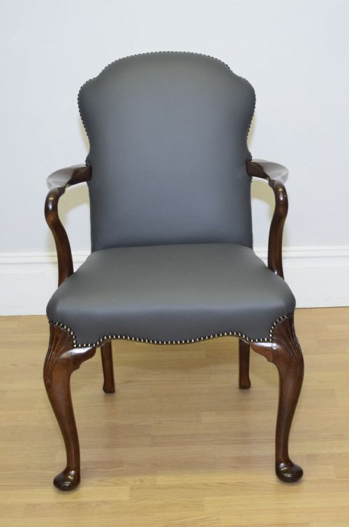 ANTIQUE DESK CHAIR LIBRARY CHAIR - ADDITIONAL PHOTO 3