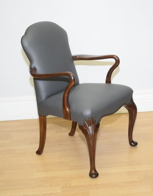ANTIQUE DESK CHAIR LIBRARY CHAIR - ADDITIONAL PHOTO 11