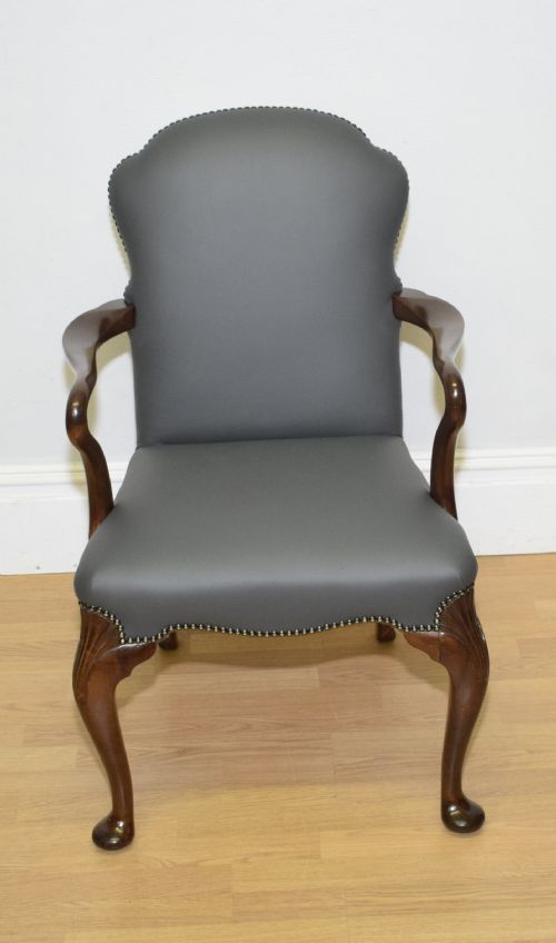 ANTIQUE DESK CHAIR LIBRARY CHAIR - ADDITIONAL PHOTO 12