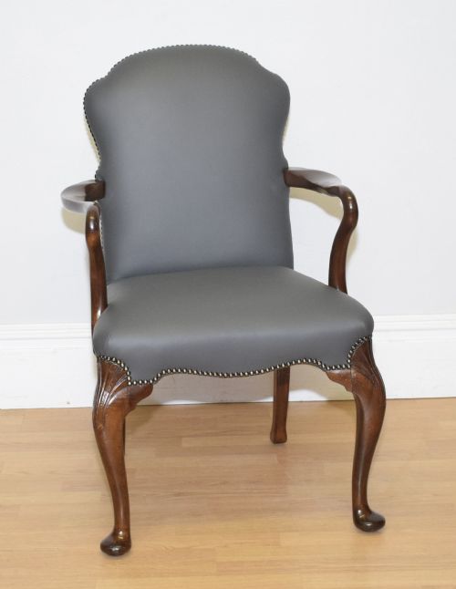 ANTIQUE DESK CHAIR LIBRARY CHAIR - ADDITIONAL PHOTO 16